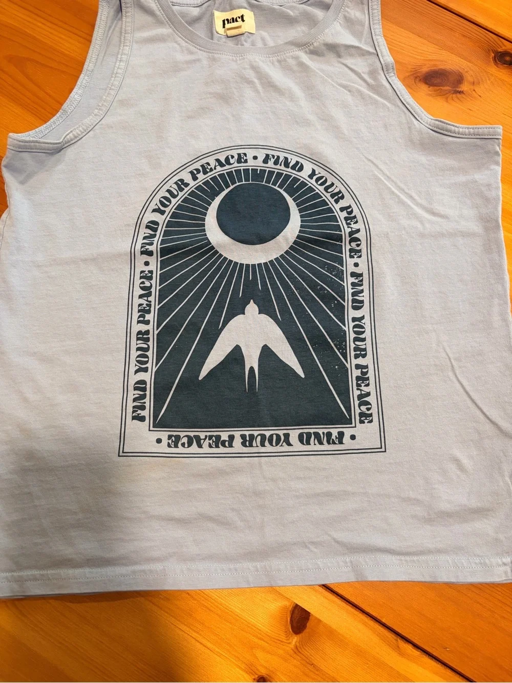 Pact Find Your Peace Organic Cotton Tank - Picture 3 of 7